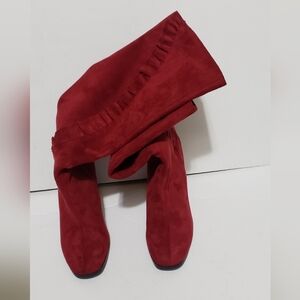 Impo Red Over the Knee Boots